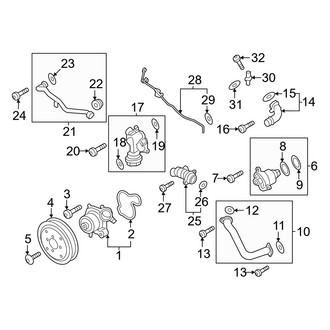 Porsche OE - Cooling - Water Pump (Base / Coupe)