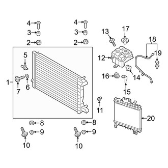 Porsche OE - Cooling - Radiator & Components