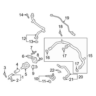 Porsche OE - Cooling - Hoses & Lines (Rear), (4.0L)