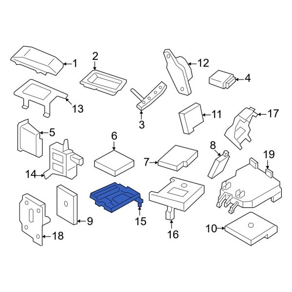 Mobile Phone Control Module Bracket