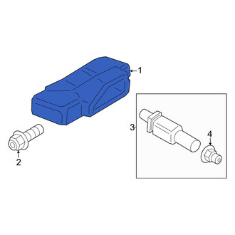 Porsche OE - Tire Pressure Monitoring System (TPMS) Sensor