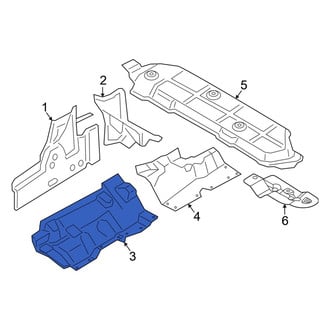Porsche OE - Floor Pan Heat Shield