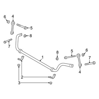 Porsche OE - Front Suspension - Stabilizer Bar & Components (W/O Dynamic Chassis Control), (Base / Coupe / E-Hybrid / E-Hybrid Coupe / S / S Coupe / S E-Hybrid / S E-Hybrid Coupe / Turbo E-Hybrid / Turbo E-Hybrid Coupe / Turbo GT Coupe)