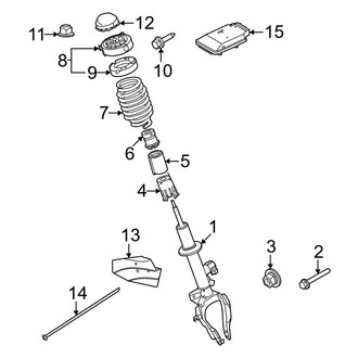 Porsche OE - Front Suspension - Shocks & Components (W/O Air Spring), (E-Hybrid / E-Hybrid Coupe / S E-Hybrid / S E-Hybrid Coupe / Turbo E-Hybrid / Turbo E-Hybrid Coupe)