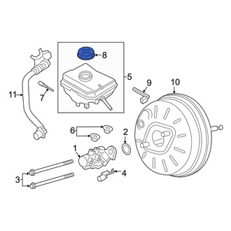 Porsche OE - Brake Master Cylinder Reservoir Cap