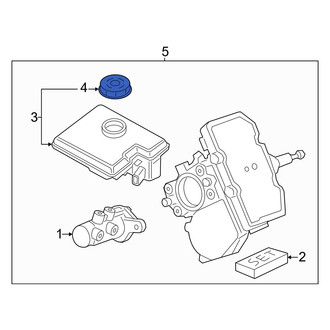 Porsche OE - Brake Master Cylinder Reservoir Cap