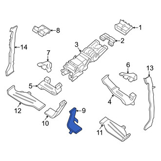 Porsche OE - Instrument Panel Air Duct