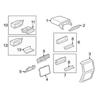Porsche OE - Center Console (Armrest & Rear Trim), (GTS / GTS Coupe)