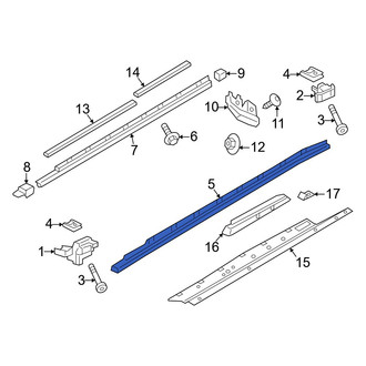 Porsche OE - Left Rocker Panel Guard