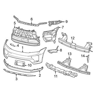 Porsche OE - Front Bumper & Grille - Bumper & Components (4 Electric / 4S Electric / Electric)