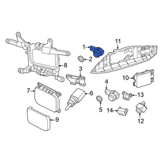 Porsche OE - Rear Outer Parking Aid Sensor