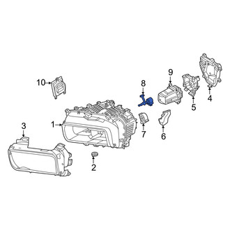 Porsche OE - Front Headlight Motor