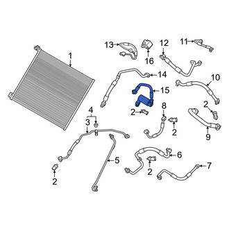 Porsche OE - A/C Manifold and Tube Assembly