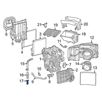 Porsche OE - A/C Evaporator Drain Grommet
