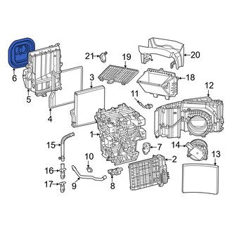 Porsche OE - A/C Refrigerant Line Grommet