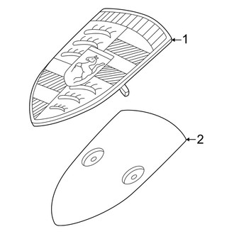 Porsche OE - Hood - Exterior Trim (BATTERY EV (EV/BEV))