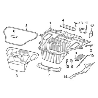 Porsche OE - Hood - Cargo Area (BATTERY EV (EV/BEV))