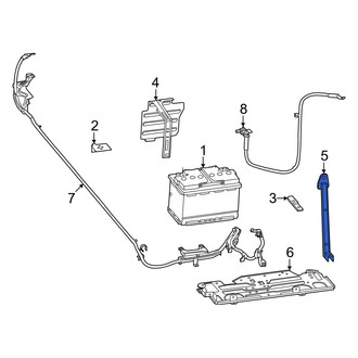 Porsche OE - Battery Hold Down Frame