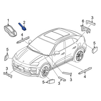 Porsche OE - Vehicle Key