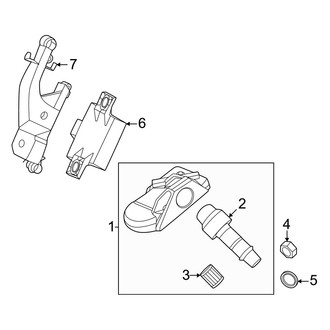 Porsche OE - Electrical - Tire Pressure Monitor Components