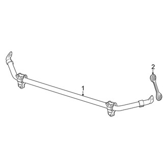 Porsche OE - Front Suspension - Stabilizer Bar & Components (4 Electric)