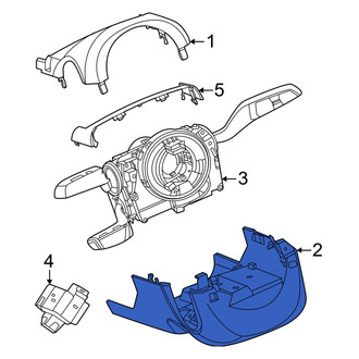 Porsche OE - Lower Steering Column Cover