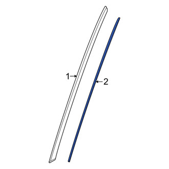 Porsche OE - Front Left Windshield Molding Bracket