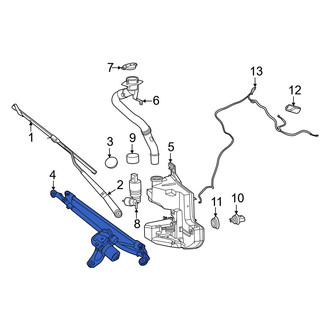Porsche OE - Front Wiper Linkage