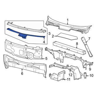 Porsche OE - Front Cowl Panel Reinforcement
