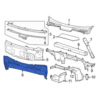 Porsche OE - Front Lower Cowl Crossmember