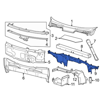Porsche OE - Front Inner Engine Compartment Insulation