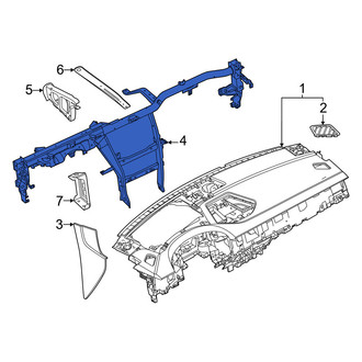 Porsche OE - Instrument Panel Crossmember