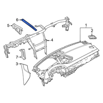 Porsche OE - Instrument Panel Crossmember Brace