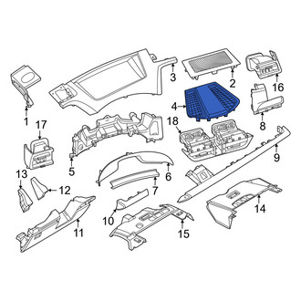 Porsche OE - Instrument Panel Cover
