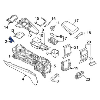 Porsche OE - Front Right Console Bracket