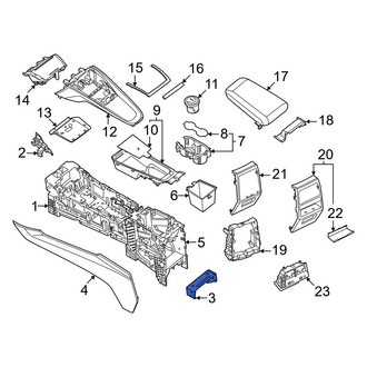 Porsche OE - Rear Console Bracket