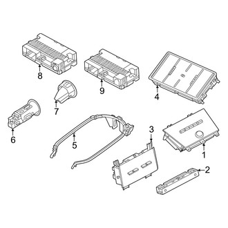 Porsche OE - Console - Electrical Components (BATTERY EV (EV/BEV))