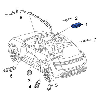 Porsche OE - Upper Instrument Panel Air Bag
