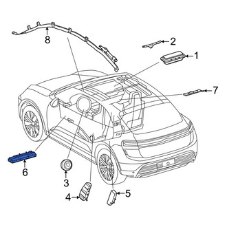 Porsche OE - Left Instrument Panel Air Bag