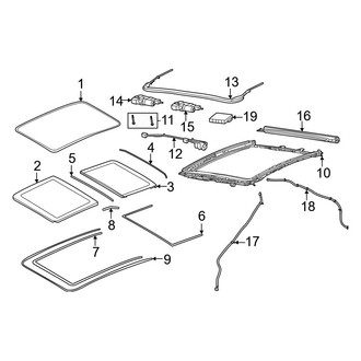 Porsche OE - Roof - Sunroof (BATTERY EV (EV/BEV))