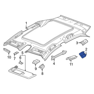 Porsche OE - Front Left Coat Hook