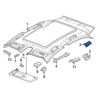Porsche OE - Left Coat Hook Bracket