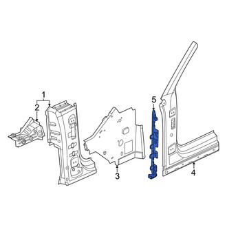 Porsche OE - Left Fender Bracket