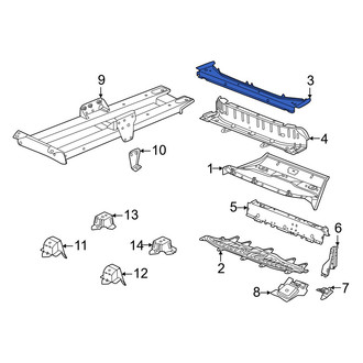 Porsche OE - Front Upper Floor Pan Crossmember