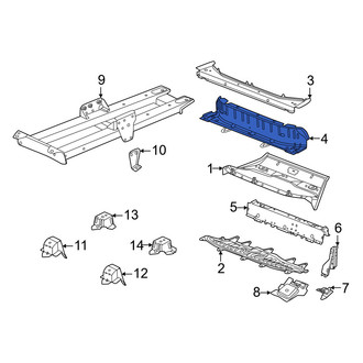 Porsche OE - Front Lower Floor Pan Crossmember