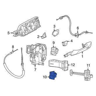 Porsche OE - Front Left Door Hinge