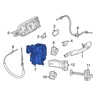 Porsche OE - Front Left Door Latch Assembly