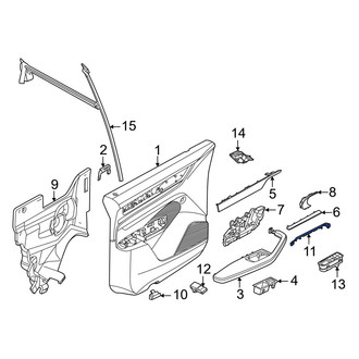 Porsche OE - Front Left Courtesy Light
