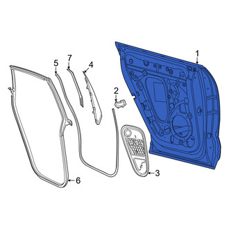 Porsche OE - Rear Left Door Shell