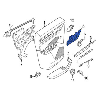 Porsche OE - Front Left Inner Interior Door Handle